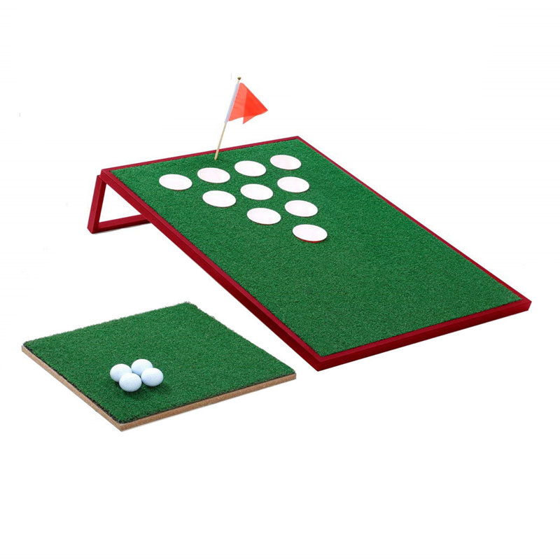 Wayking Golf Cornhole Game Set Chipping Boards Golf Sports Game Golf